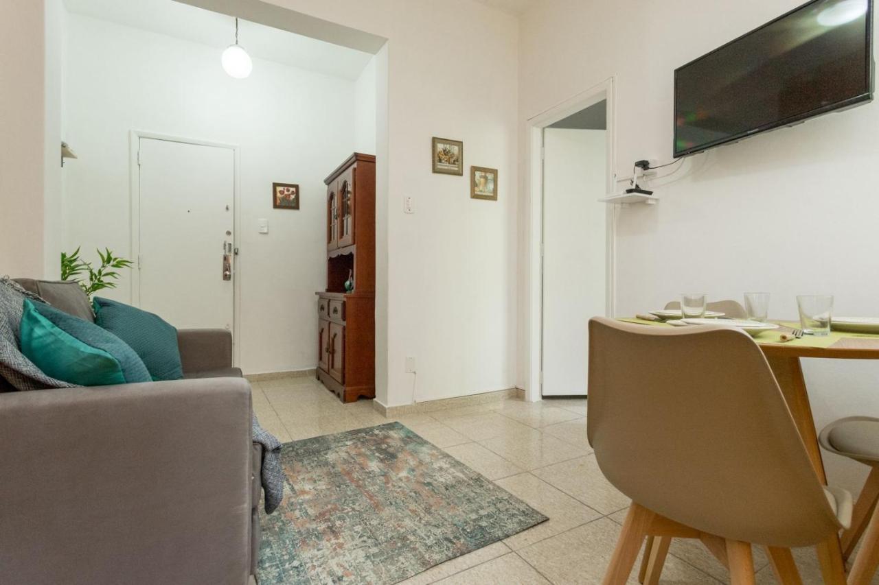 Conforto E Relax, Caminhando Para A Praia De Copacabana, Quarto E Sala, Completo, Com Wi Fi, Cozinha, Ar Condicionado Рио-де-Жанейро Экстерьер фото